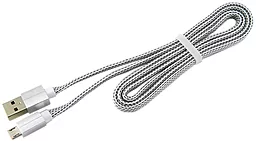 Кабель Walker C755 USB-A - micro USB 12w 2.4a 1м cable White - фото Кабель Walker C755 USB-A - micro USB 12w 2.4a 1м cable White