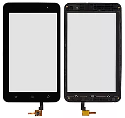 Сенсор (тачскрин) ZTE V9E with frame Black - фото Сенсор (тачскрин) ZTE V9E with frame Black