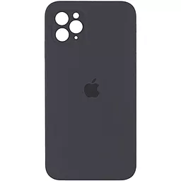 {"ru": "Чехол", "uk": "Чохол"} Silicone Case Full Camera Square для Apple iPhone 11 Pro Max Dark Gray