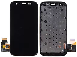 Дисплей Motorola Moto G 2013 (XT1028, X1032, XT1032, XT1033, XT1034, XT1036) з тачскріном і рамкою, оригінал, Black - фото Дисплей Motorola Moto G 2013 (XT1028, X1032, XT1032, XT1033, XT1034, XT1036) з тачскріном і рамкою, оригінал, Black