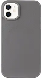 Чехол Epik TPU Carbon with Magsafe для Apple iPhone 11 Grey - фото Чехол Epik TPU Carbon with Magsafe для Apple iPhone 11 Grey