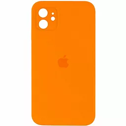 {"ru": "Чехол", "uk": "Чохол"} Silicone Case Full Camera для Apple iPhone 12  Orange