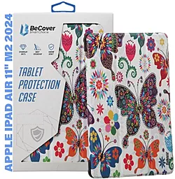 Чехол для планшета BeCover Smart Case для Apple iPad Air 11" M2 2024, M3 2025 Butterfly (711599) - фото Чехол для планшета BeCover Smart Case для Apple iPad Air 11" M2 2024, M3 2025 Butterfly (711599)
