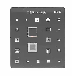 BGA трафарет (для реболлинга) (PRC) S5027 21 в 1 для Samsung N9000 Note 3 - фото BGA трафарет (для реболлинга) (PRC) S5027 21 в 1 для Samsung N9000 Note 3