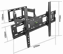 Кронштейн для телевизора DreamStar HT-720P - миниатюра 7 Кронштейн для телевизора DreamStar HT-720P - миниатюра 7