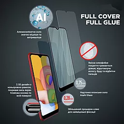 Защитное стекло MAKE Full Cover Full Glue для Samsung M32 Black (MGFSM32) - миниатюра 4
