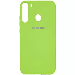 Чехол Epik Silicone Cover Full Protective (A) Samsung A215 Galaxy A21  Green