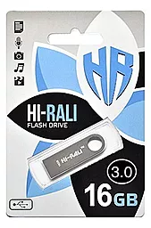 Флешка Hi-Rali 16GB Shuttle Series USB 3.0 (HI-16GB3SHSL) Silver