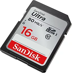 Карта памяти SanDisk SDHC 16GB Ultra Class 10 UHS-I (SDSDUNC-016G-GN6IN) - миниатюра 2