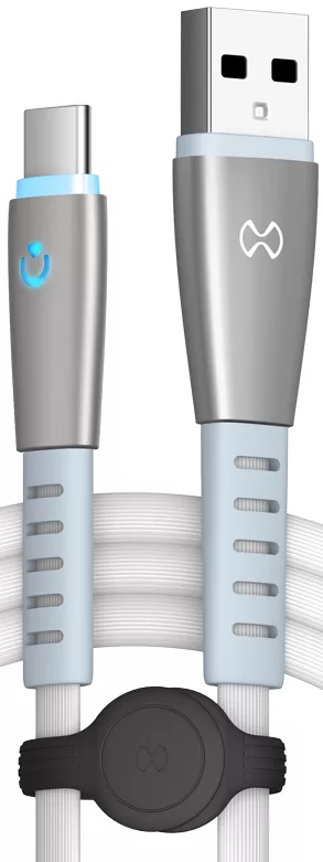 Кабель Xundd XDDC-006 USB-A - Type-C 12w 2.4a 1.2м cable White - фото 1
