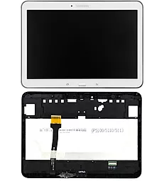 Дисплей для планшету Samsung Galaxy Tab 4 10.1 T530, T531, T535 + Touchscreen with frame (original) White - фото Дисплей для планшету Samsung Galaxy Tab 4 10.1 T530, T531, T535 + Touchscreen with frame (original) White