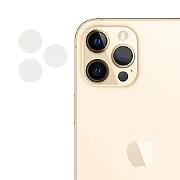 Гибкое защитное стекло 0.18mm на камеру Apple iPhone 12 Pro Transparent