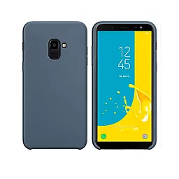 Чохол Intaleo Velvet Samsung J600 Galaxy J6 2018 Blue (1283126485237)