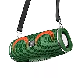 Колонки акустические Hoco HC12 Sports BT speaker Dark Green - фото Колонки акустические Hoco HC12 Sports BT speaker Dark Green
