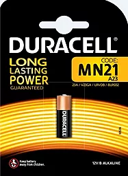 Батарейка Duracell A23 (MN21) 1шт - фото Батарейка Duracell A23 (MN21) 1шт