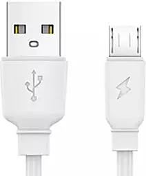Кабель Jellico A18 USB-A - micro USB 15w 3.1a 1м cable White - фото Кабель Jellico A18 USB-A - micro USB 15w 3.1a 1м cable White