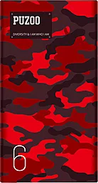 Повербанк Puzoo i.Micai 6000Mah Red - фото Повербанк Puzoo i.Micai 6000Mah Red