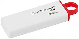 Флешка Kingston DataTraveler Gen.4 32GB USB 3.0 (DTIG4/32GB) White - фото Флешка Kingston DataTraveler Gen.4 32GB USB 3.0 (DTIG4/32GB) White