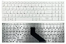 Клавіатура для ноутбуку GateWay NV55 PK130042B04 біла
