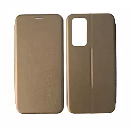 Чехол-книжка Level для Xiaomi Redmi Note 11, Note 11S Gold - фото Чехол-книжка Level для Xiaomi Redmi Note 11, Note 11S Gold