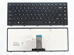 Клавиатура для ноутбука Lenovo G400s G405s с рамкой Black