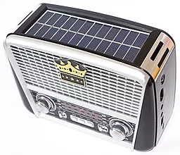Радиоприемник Golon RX-455S Solar Black/Silver