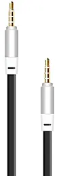 Аудио кабель Walker WCA-51 AUX mini Jack 3.5 мм М/М сable 1 м black - фото Аудио кабель Walker WCA-51 AUX mini Jack 3.5 мм М/М сable 1 м black