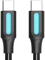 Кабель Vention USB Type-C - Type-C 60w 3a 1.5м PD cable Black (COSBG)