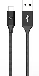 Кабель HP USB-A - Type-C 18w 3a 1м cable Black (HP_DHC-TC102-1M)