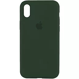 Чехол Silicone Case Full для Apple iPhone XS Max Cyprus Green