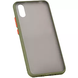 Чехол Bumper Matte Case для Xiaomi Mi 9T, Redmi К20 Green/Orange