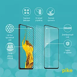 Захисне скло Piko Full Glue для Samsung Galaxy S22 Чорний - мініатюра 4