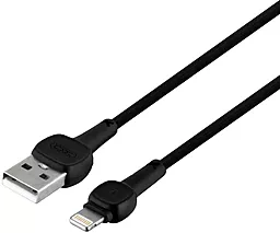 Кабель XO USB-A - Lightning 10.5w 1м cable Black - фото Кабель XO USB-A - Lightning 10.5w 1м cable Black