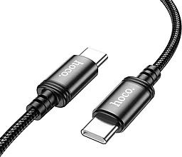 Кабель Hoco X91 USB Type-C - Type-C 60w 3a 3м PD cable Black - миниатюра 3 Кабель Hoco X91 USB Type-C - Type-C 60w 3a 3м PD cable Black - миниатюра 3