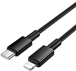 Кабель Hoco X119 Energy USB Type-C - Lightning 27w 3a 1м PD сable Black - фото Кабель Hoco X119 Energy USB Type-C - Lightning 27w 3a 1м PD сable Black