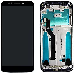 Дисплей Motorola Moto E5 (XT1920DL, XT1944) с тачскрином и рамкой, Black - фото Дисплей Motorola Moto E5 (XT1920DL, XT1944) с тачскрином и рамкой, Black