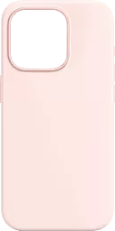 {"ru": "Чехол", "uk": "Чохол"} MAKE Silicone для Apple iPhone 15 Pro  Chalk Pink (MCL-AI15PCP)