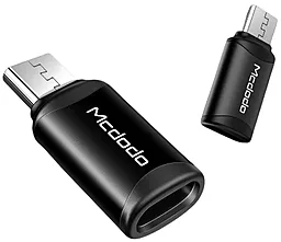 Адаптер-перехідник McDodo M-F micro USB -> USB Type-C Black (OT-7690) - мініатюра 4