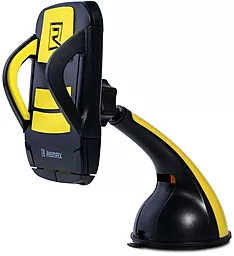 Держатель Remax RC-04 Black / Yellow (RM-C04) - фото Держатель Remax RC-04 Black / Yellow (RM-C04)