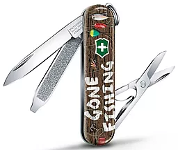 Мультитул Victorinox Classic LE Gone Fishing (0.6223.L2005) - фото Мультитул Victorinox Classic LE Gone Fishing (0.6223.L2005)