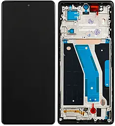 Дисплей Infinix Note 40 4G з тачскріном і рамкою, оригінал, Black - фото Дисплей Infinix Note 40 4G з тачскріном і рамкою, оригінал, Black