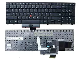 Клавиатура для ноутбука Lenovo E520 E525 с рамкой  Black