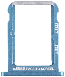 Слот (лоток) SIM-карти Xiaomi Mi A2 / Mi 6X та карти пам'яті Dual SIM Blue