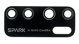 Скло камери Tecno Spark 5 / Spark 5 Pro Black - фото Скло камери Tecno Spark 5 / Spark 5 Pro Black