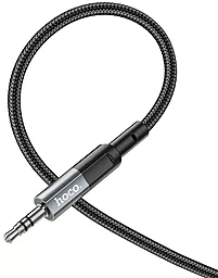 Аудіо кабель Hoco UPA23 AUX mini Jack 3.5mm M/M Cable 1 м gray/black - мініатюра 4