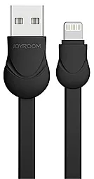 Кабель Joyroom S-L121 Waves Series USB-A - Lightning 12w 2.4a 1м cable Black - фото Кабель Joyroom S-L121 Waves Series USB-A - Lightning 12w 2.4a 1м cable Black