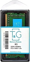 Оперативна пам'ять для ноутбука T&G 8GB DDR3L 1600 MHz (TGDR3NB8G1600)
