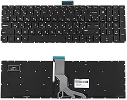 Клавиатура для ноутбука HP Omen 15-ax, 17-w series подсветка клавиш, черная