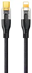 Кабель Remax RC-C171 Explore Series Gen2 Cyberpunk USB Type-C - Lightning 30w 3a 1.2м PD cable Black - фото Кабель Remax RC-C171 Explore Series Gen2 Cyberpunk USB Type-C - Lightning 30w 3a 1.2м PD cable Black