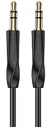 Аудио кабель Borofone BL16 Clear Sound AUX mini Jack 3.5mm M/M Cable 1 м black